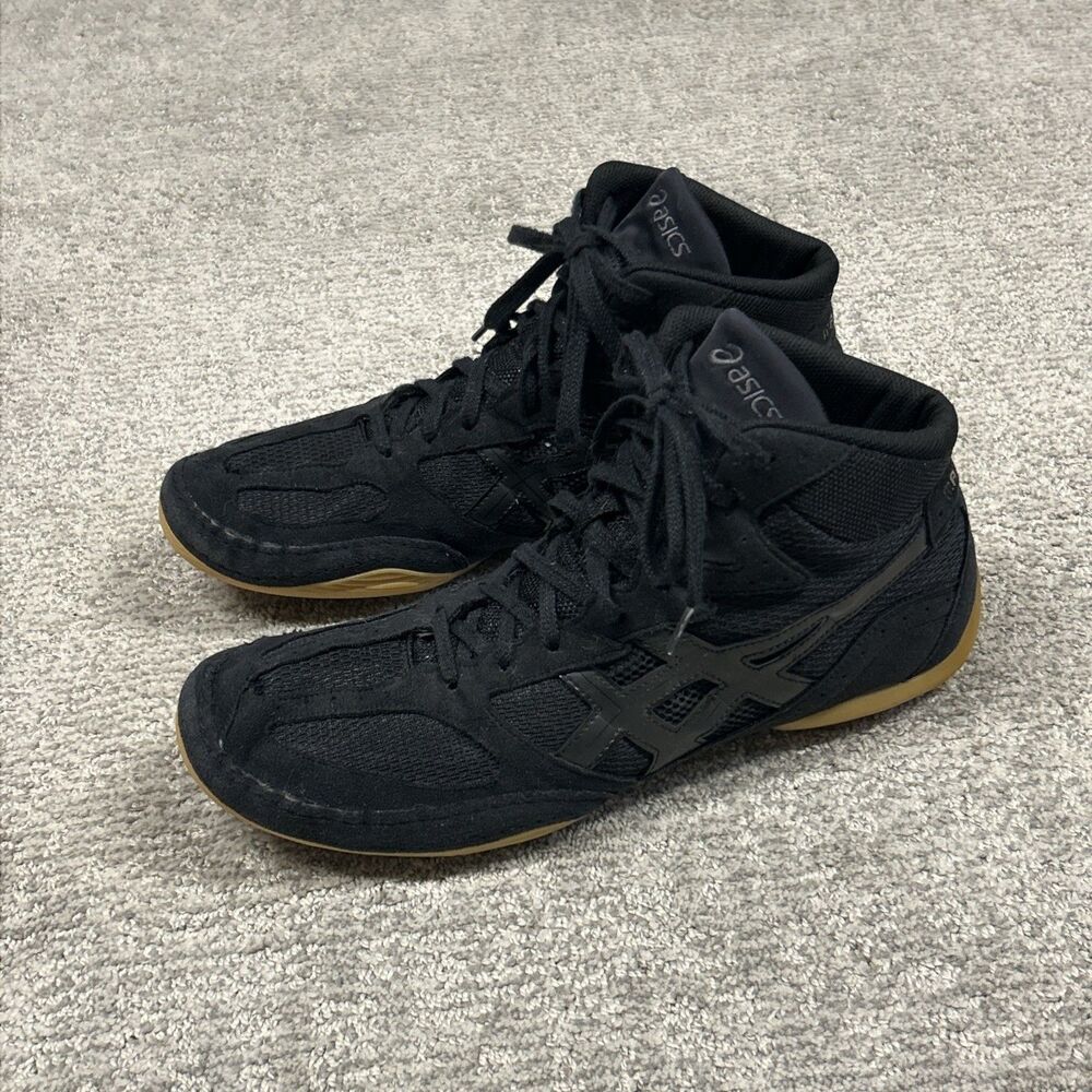 ASICS Matflex 4 Wrestling Shoes Men’s Size 13 Black J306N EU 47
